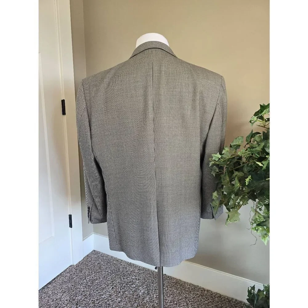 JoS. A Bank Signature Collection Suit Jacket 44S Gray Charcoal Check